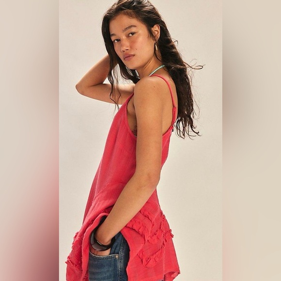 NWT FREE PEOPLE FREE EST TYLA TUNIC TART BERRY - Picture 3 of 4